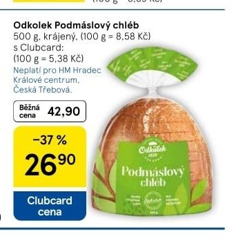 Odkołek Podmáslový chléb