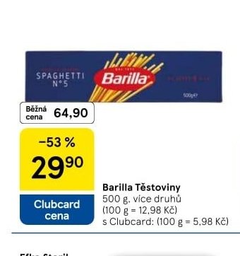 Barilla Těstoviny