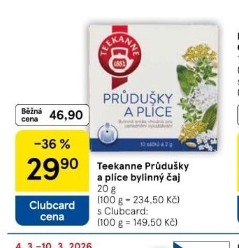 Teekanne Průdušky a plíce bylinný čaj