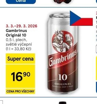 Gambrinus Originál 10