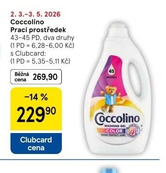 Coccolino prací prostředek
