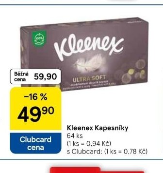 Kleenex kapesníky