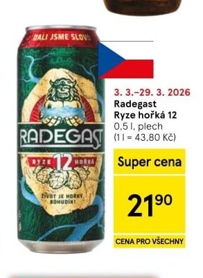 Radegast Ryze hořká 12