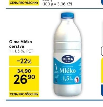 Olma Mléko čerstvé