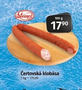 Čertovská klobása Steinex