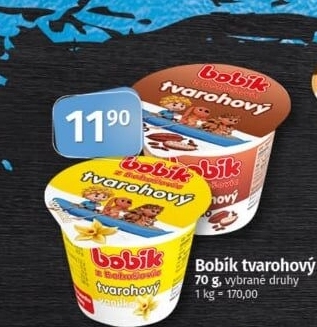 Dezert tvarohový Bobík