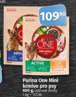 Granule pro psy One Purina