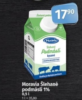 Nápoj podmáslí šlehané kysané Moravia