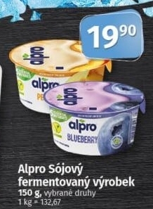 Sójový jogurt ochucený Alpro