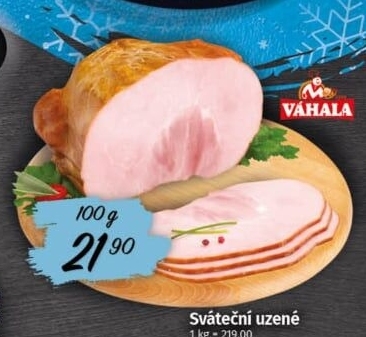 Sváteční maso uzené Váhala