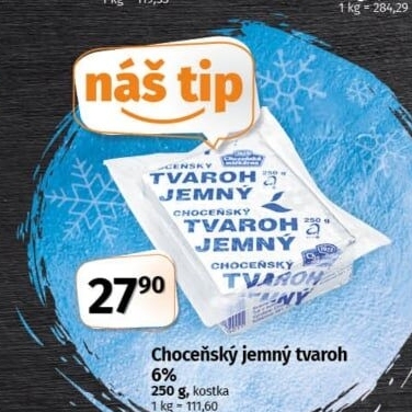 Tvaroh jemný Choceňský