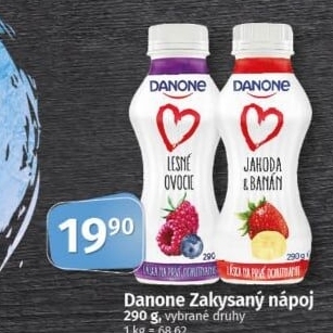 Zakysaný nápoj Danone