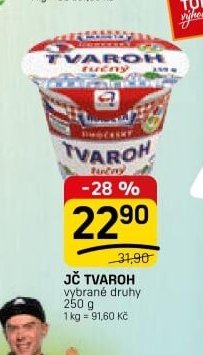 JČ TVAROH vybrané druhy 250 g