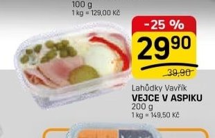 Lahůdky Vavřík VEJCE V ASPIKU