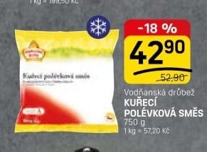 Vodňanská drůbež KUŘECÍ POLÉVKOVÁ SMĚS