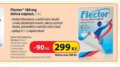 Flector 180 mg léčivá náplast