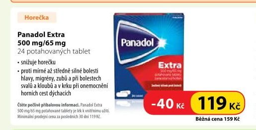 Panadol Extra 500 mg/65 mg