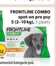 FRONTLINE COMBO spot-on pro psy S (2-10 kg), 3 pipety