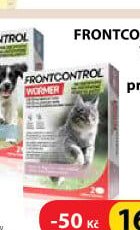 FRONTCONTROL Wormer tablety pro kočky (4 kg), 2 tbl.