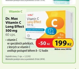 Dr. Max Vitamin C Long Effect 500 mg 60 cps.