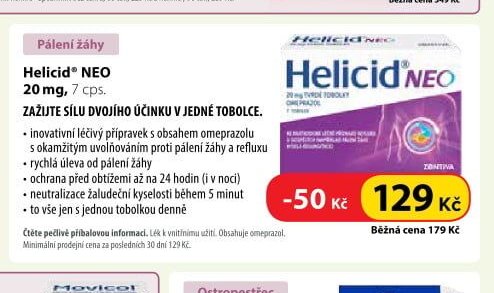 Helicid NEO 20 mg, 7 cps.