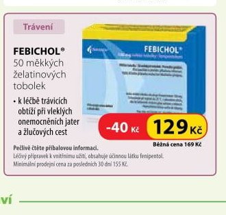 FEBICHOL 50 měkkých želatinových tobolek