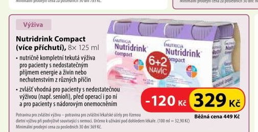 Nutridrink Compact (více příchutí) 8x 125 ml - Dr. Max akcniletaky.com