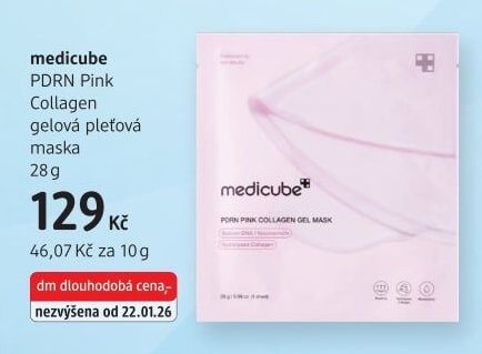 medicube PDRN Pink Collagen gelová pleťová maska