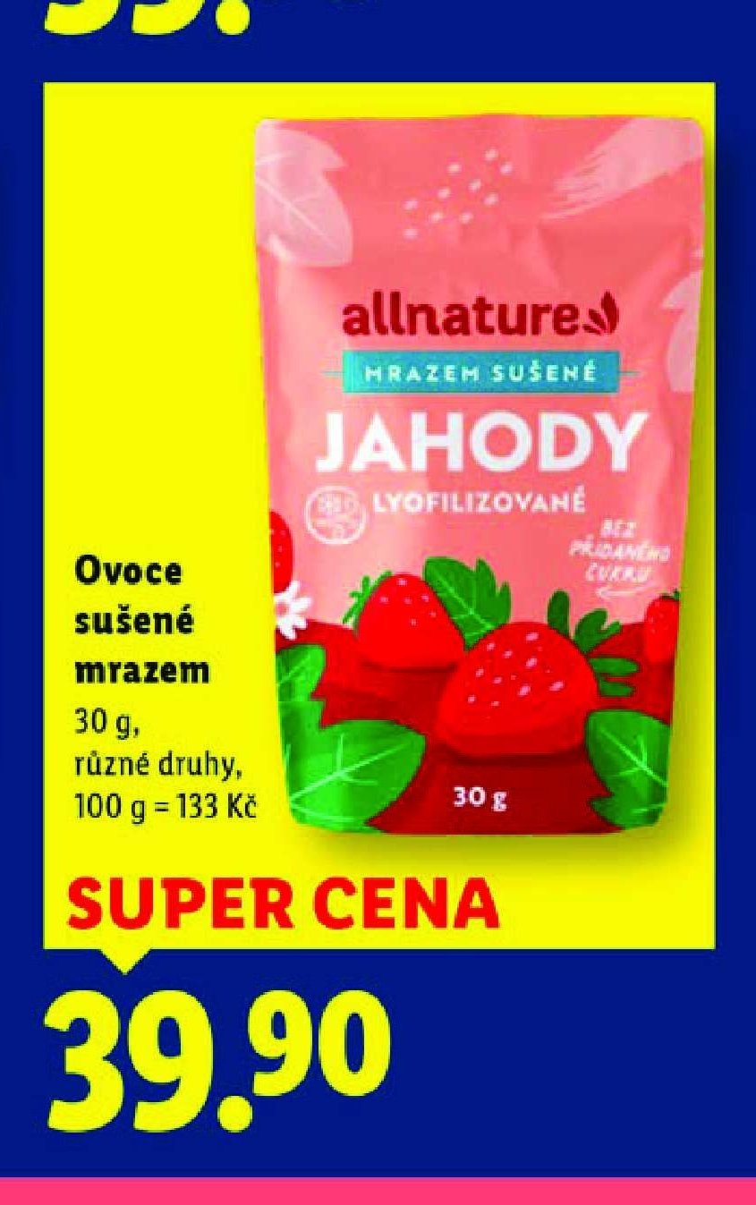 Allnature Ovoce sušené mrazem