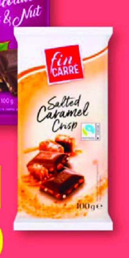 Fin Carré Mléčná čokoláda Salted Caramel Crisp