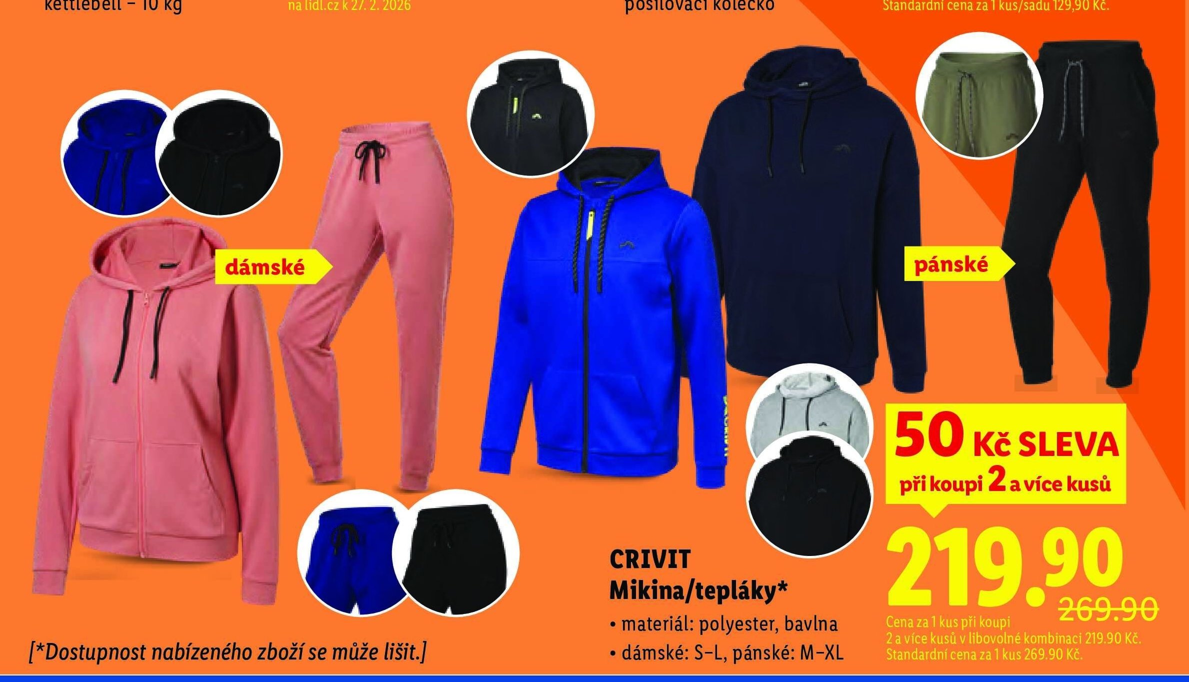 CRIVIT Mikina/tepláky