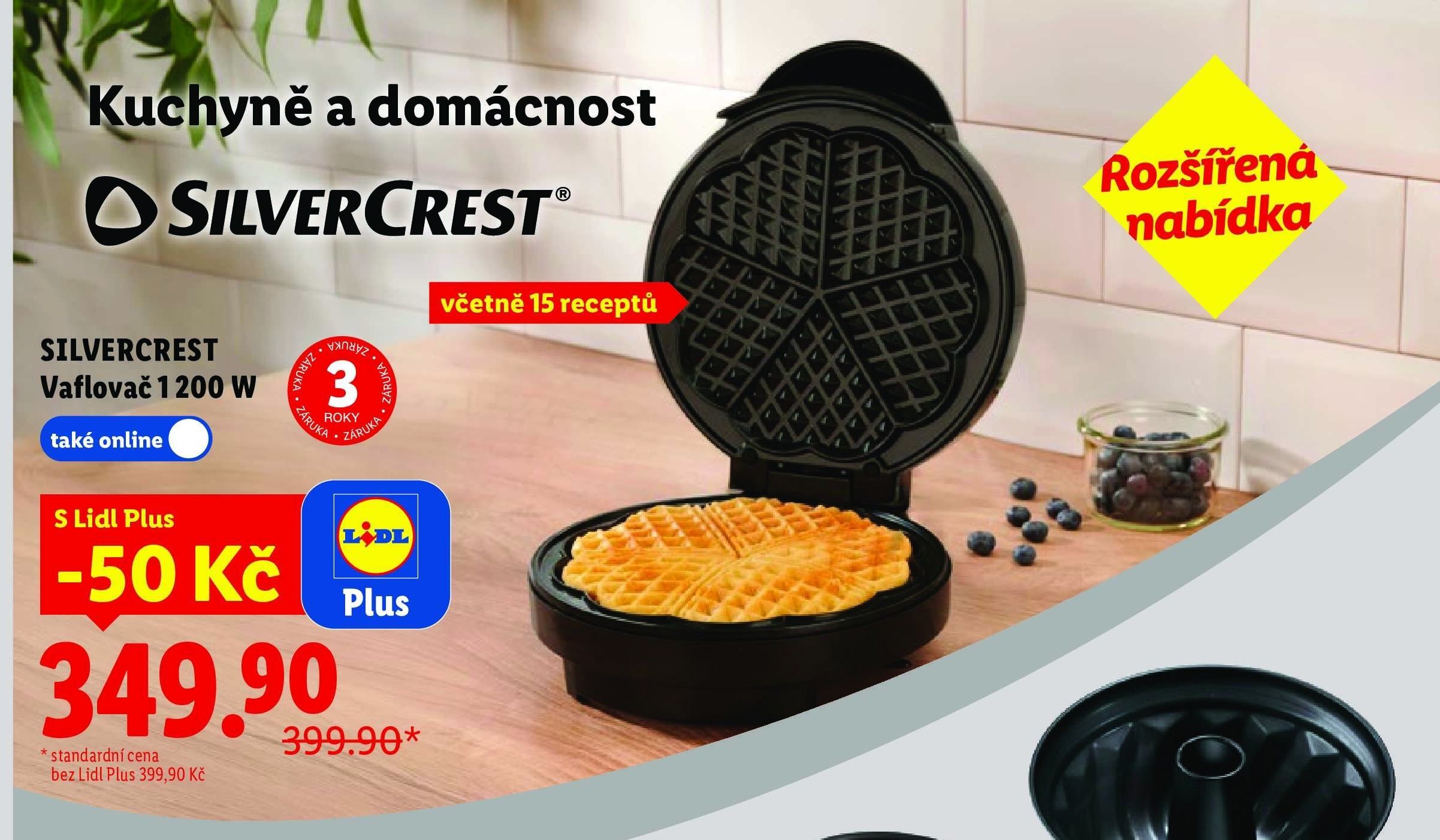 SILVERCREST Vaflovač 1 200 W