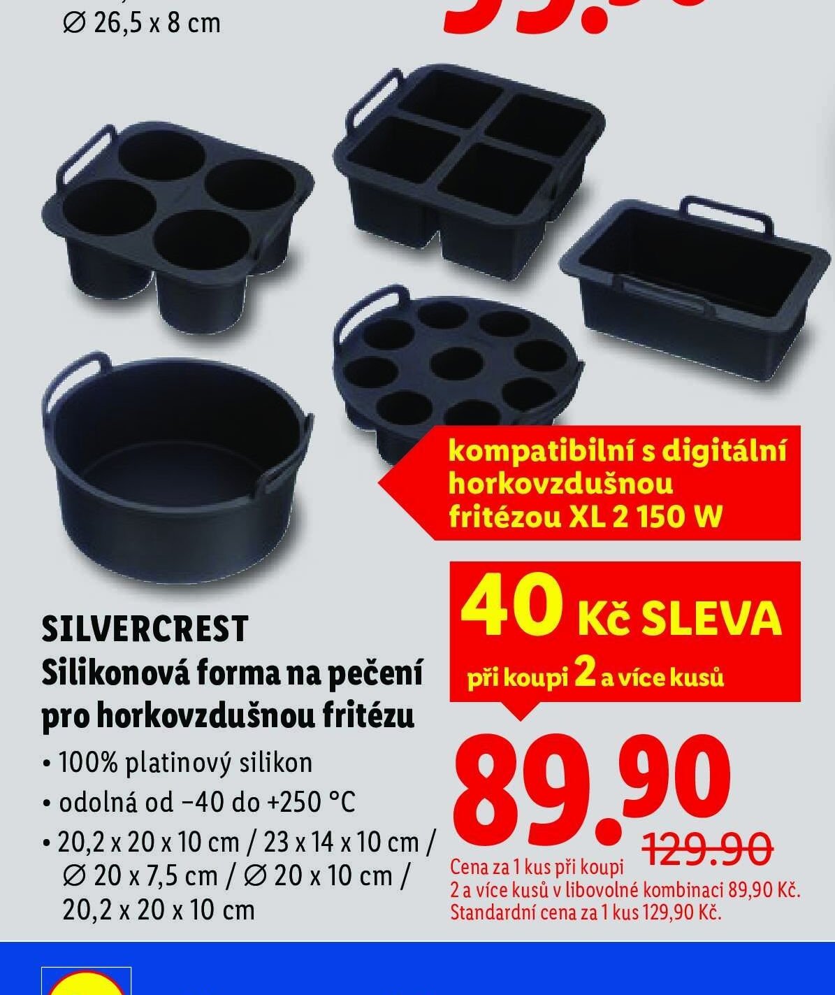 SILVERCREST Silikonová forma na pečení pro horkovzdušnou fritézu