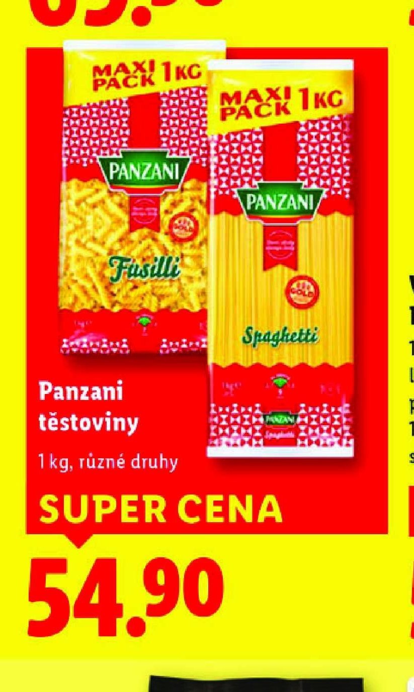 Panzani těstoviny