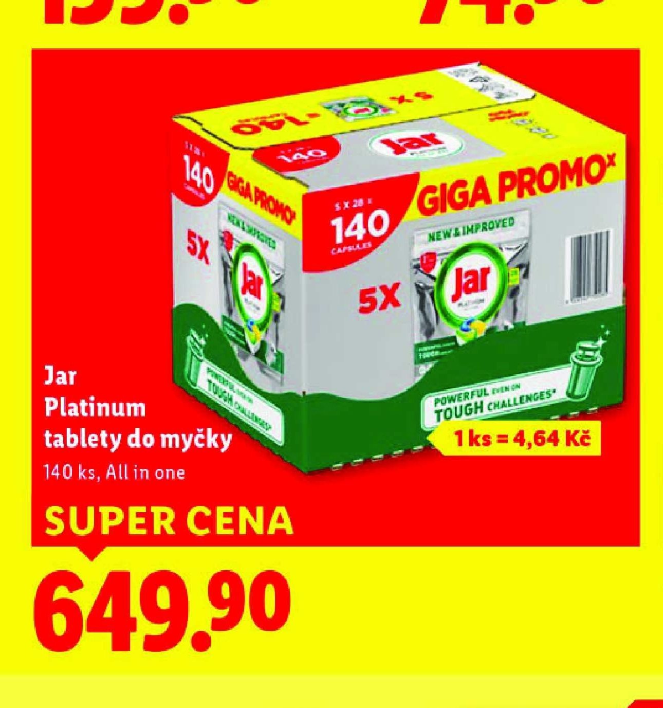 Jar Platinum tablety do myčky