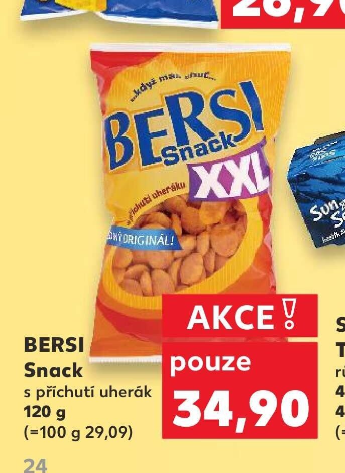 BERSI Snack s příchutí uherák - Kaufland akcniletaky.com