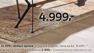 Sedací lavice