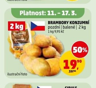 BRAMBORY KONZUMNÍ