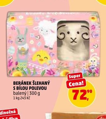 Beránek šlehaný s bílou polevou