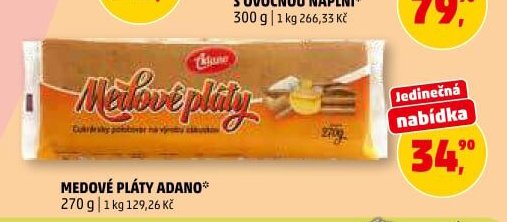 Medové pláty Adano