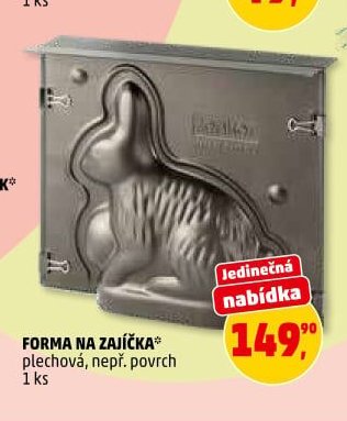 FORMA NA ZAJÍČKA