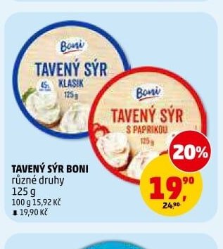 TAVENÝ SÝR BONI 125 g