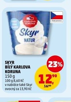 SKYR BÍLÝ KARLOVA KORUNA 150 g