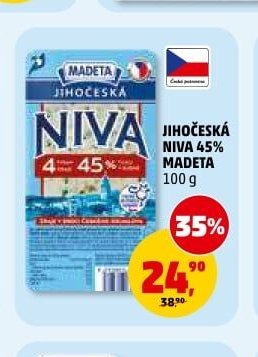 JIHOČESKÁ NIVA 45% MADETA 100 g
