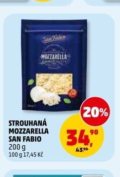 STROUHANÁ MOZZARELLA SAN FABIO 200 g