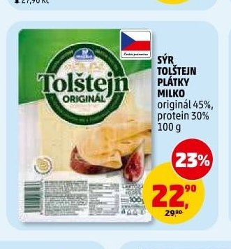 SÝR TOLŠTEJN PLÁTKY MILKO