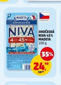 JIHOČESKÁ NIVA 45% MADETA