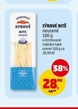 SÝROVÉ NITĚ neuzené