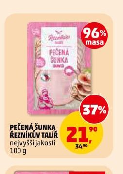 PEČENÁ ŠUNKA ŘEZNÍKŮV TALÍŘ nejvyšší jakosti 100 g
