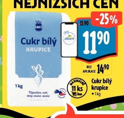 Cukr bílý krupice